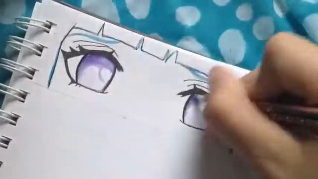 Рисую глаза девушек из аниме: Наруто ✍?? смотреть онлайн