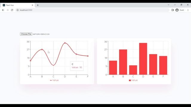 How to Visualize CSV Data in React JS | Demo смотреть онлайн