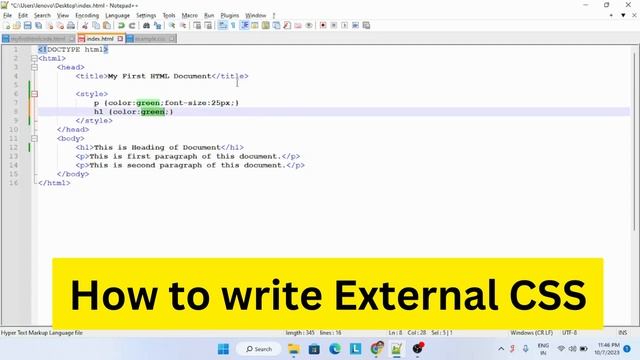 What is CSS in HTML in Hindi | CSS types in HTML | css tutorial for beginners in Hindi смотреть онлайн