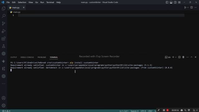 (1-dars) Python customtkinter kutubxonasida ishlash смотреть онлайн