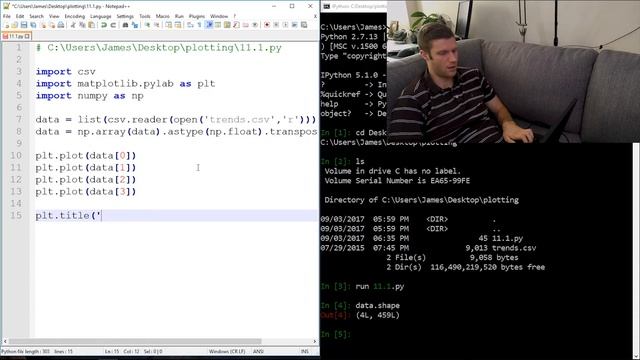 11.1 - Matplotlib and a Simple Plot смотреть онлайн