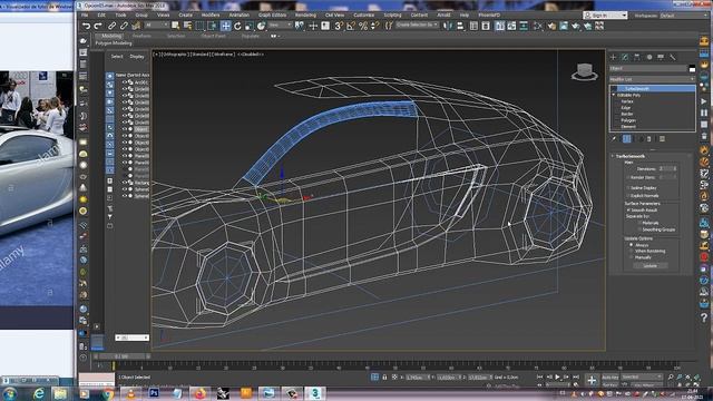 3D Modeling Full Tutorial / Audi SRQ in 3ds Max / Part #09 смотреть онлайн