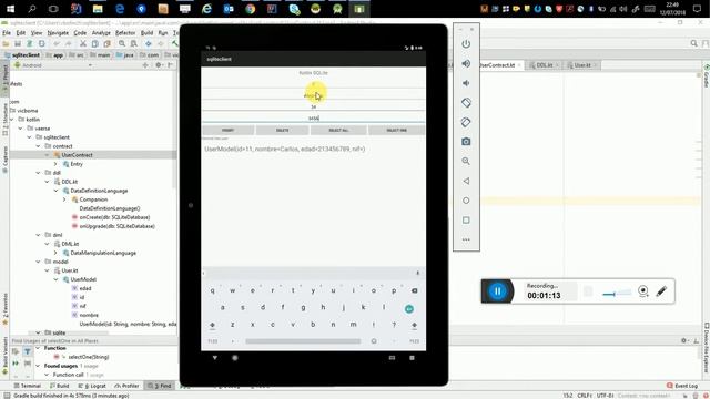 Kotlin Android - Sqlite смотреть онлайн