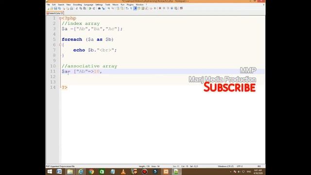#php #foreach #phploop #mmp Lecture 14 PHP foreach Loop in Urdu Hindi смотреть онлайн