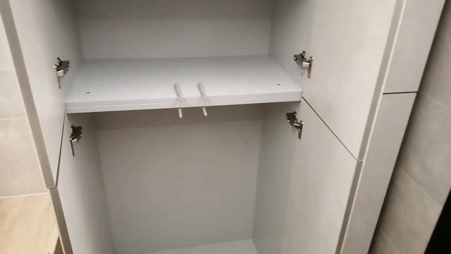 РЕМОНТ В ВАННОЙ КОМНАТЕ.ШКАФ ДО ПОТОЛКА В НИШЕ смотреть онлайн