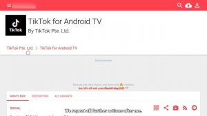 TikTok TV.Где скачать и как установить на Smart TV, Android TV, Google TV.