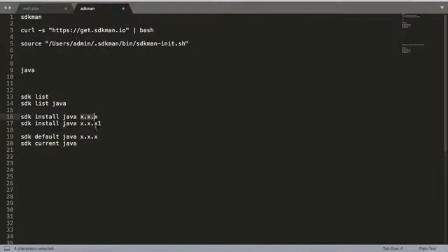 How to install java jdk using sdkman | switch jdk using sdk in mac terminal смотреть онлайн