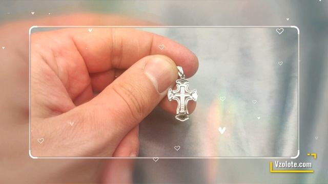 Хрестик з білого золота з цирконієм 501658б смотреть онлайн