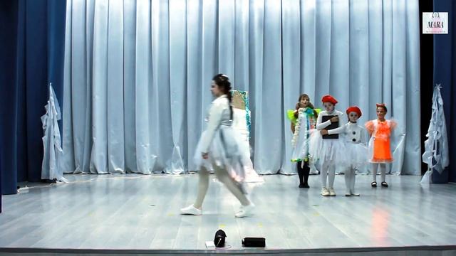 Учебный спектакль. Монолог Снежной бабы + 2 сцена. смотреть онлайн