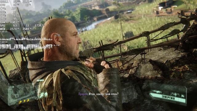 Crysis 3. FPS Test AMD A8 5500 (Nvidia GeForce GTX 1050) смотреть онлайн