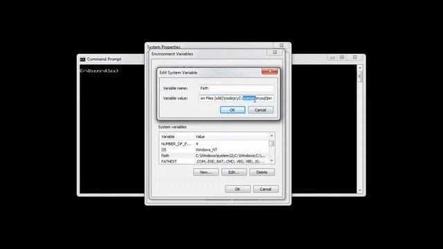 MySQL Windows Command Prompt смотреть онлайн