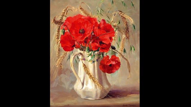 Classic of floral painting Anne Cotterill, Scotland, UK смотреть онлайн