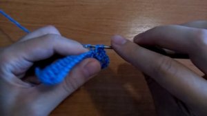 Урок 15: скрещенные столбики с накидом крючком способ 1