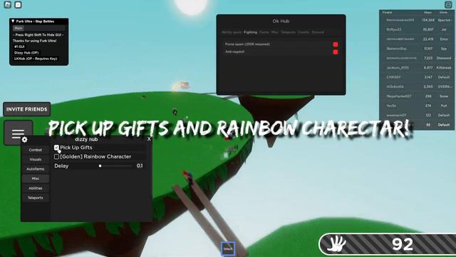 New Slap Battles Script Bundle Anti-Ragdoll Autofarm + More (unpatched!)