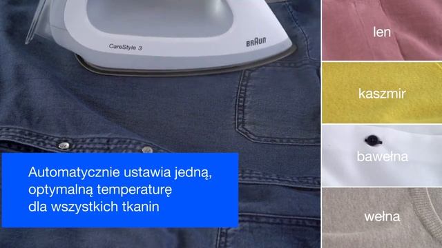 Żelazko z generatorem pary CareStyle 3 od Braun| Wygodna stacja pary смотреть онлайн
