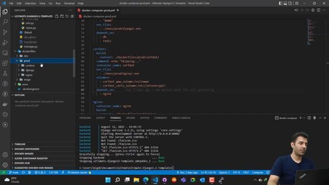 Ultimate Django Template - with #nginx #gunicorn #docker #letsencrypt смотреть онлайн