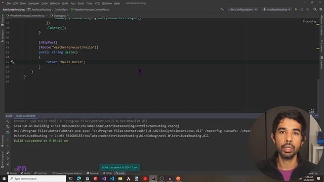 ATTRIBUTE ROUTING in ASP NET Core | Getting Started With ASP.NET Core Series смотреть онлайн