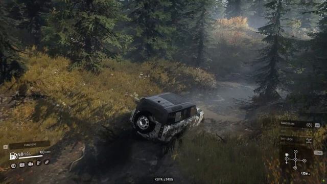Defender 2020 - Extreme OffRoad Driving Simulator Game Crossing Dangerous Mud Spintires SnowRunner смотреть онлайн