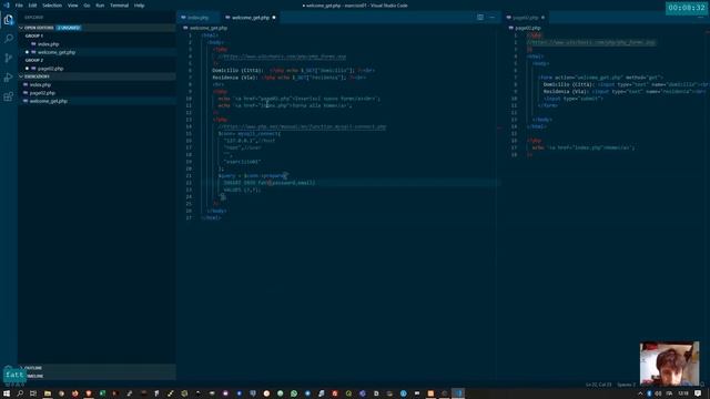 PHP and MySQL: create a page list and insert form смотреть онлайн