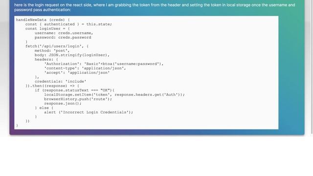 How to provide frontend with JSON web token after server authentication? смотреть онлайн