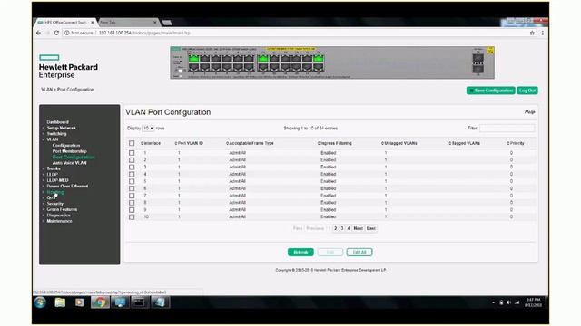HP OfficeConnect 1920S Switch Initial Routing Config for Beginners смотреть онлайн