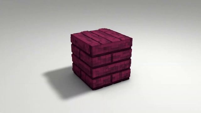 Crimson planks - Minecraft 3D model смотреть онлайн