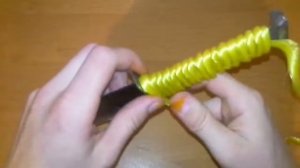 Как завязать веревку на рукоять ножа