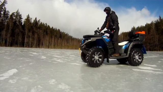 CF MOTO X5 Озёрный дрифт.1 смотреть онлайн
