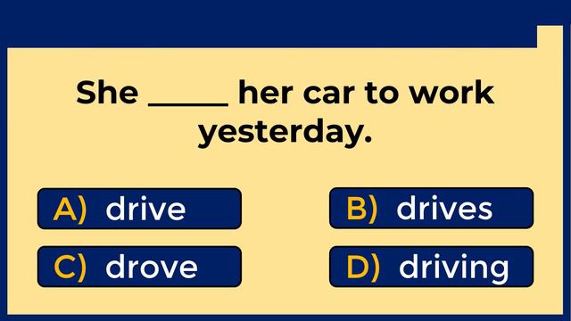 Past Tense Quiz | Can You Pass This Test? Part 4 смотреть онлайн