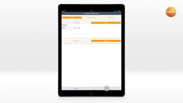 04. testo Smart Probes App. Проведение измерений объемного расхода с зондами testo 405i, testo 410i