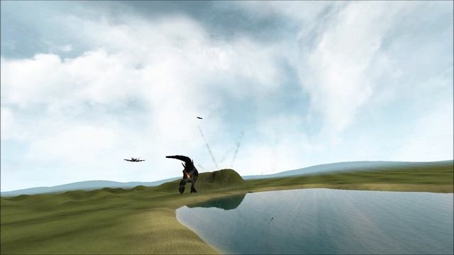GODZILLA VS A 10 Thunderbolt Aircrafts SNPC Fight Garry's Mod смотреть онлайн