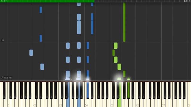 Delta Rune OST - Scarlet Forest [Piano Synthesia + Sheets]