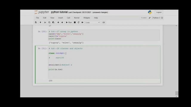 tut 28 classes and objects in python in hindi || gujju computervalo || init in python || __init__() смотреть онлайн