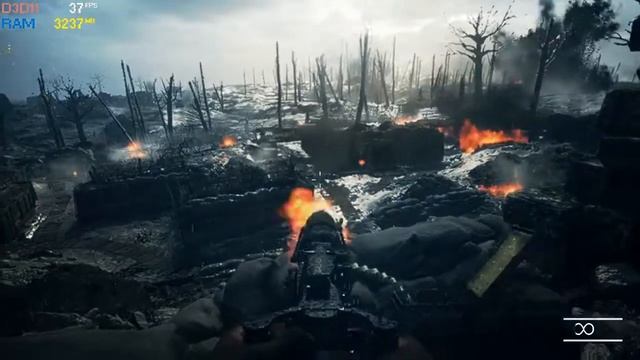 Battlefield 1 on GeForce 940MX, i5 7200U 4GB RAM смотреть онлайн