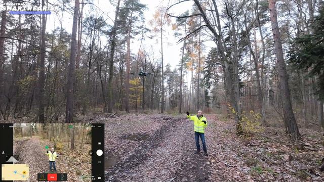DJI Mavic 3 Classic - vyhnutí se překážce, Active Track (les) смотреть онлайн