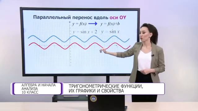 Алгебра и начала анализа. 10 класс. Тригонометрические функции, их графики и свойства /28.04.2021/ смотреть онлайн