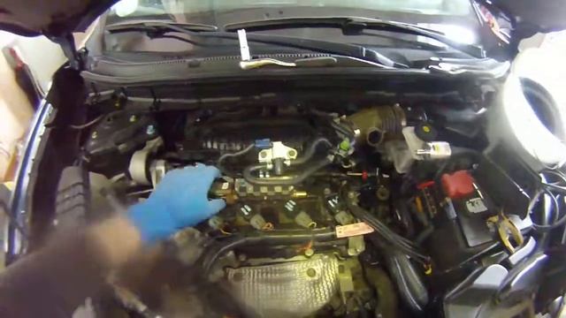 Nissan Rogue QR25DE монтаж газових форсунок W02 BFC