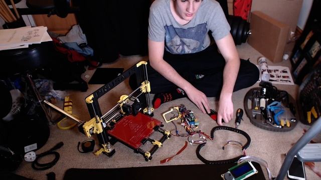 [ENG/PC] Building A 3D Printer! (BQ Prusa I3 Hephestos) #2