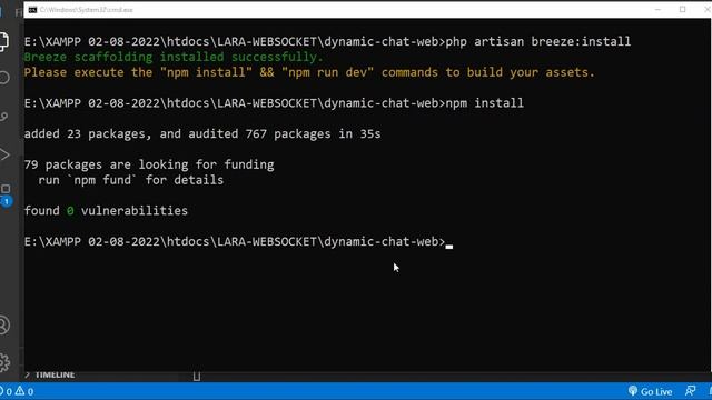 Laravel WebSocket & Breeze Setup in Project - Laravel, WebSocket Dynamic Chat Application #2 смотреть онлайн