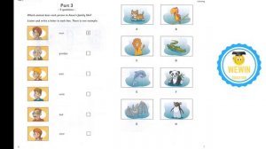 Movers 3 TEST 1 Authentic Examination Papers - Listening TEST 1