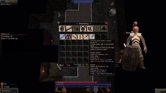 Dragonpath Demo, Fight and Death - Gameplay [ ENG ] смотреть онлайн