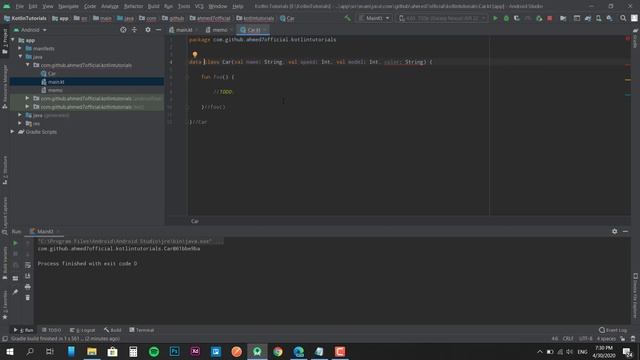 Kotlin Data Class смотреть онлайн