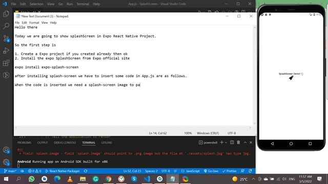 Expo Splash-Screen | SplashScreen | Expo React Native смотреть онлайн