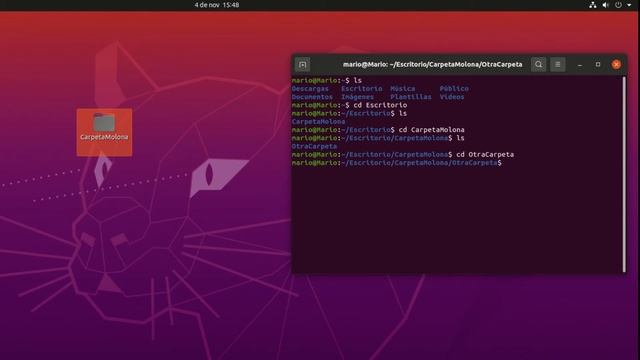 ? COMO USAR el COMANDO cd y ls en LINUX | Movernos por los Directorios desde la TERMINAL ? смотреть онлайн