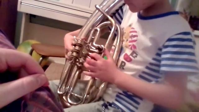 Знакомство с музыкальными инструментам. Медный альт (саксгорн). смотреть онлайн