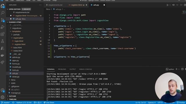Django and HTMX #1 - Introduction to HTMX and Dynamic AJAX Requests смотреть онлайн