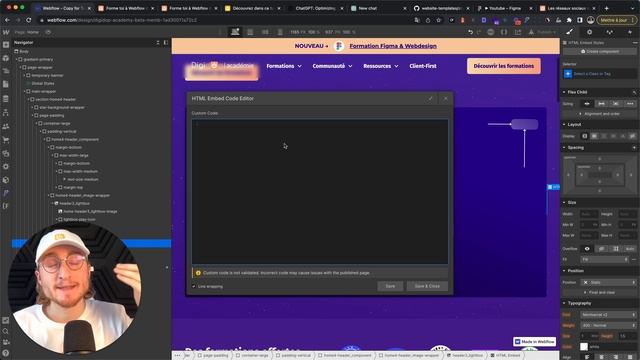 Comment Personnaliser Le Design D'une Lightbox Sur Webflow ? | Tutoriel Custom Code CSS