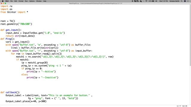 Create App using python - PingGUI@Part-5 смотреть онлайн