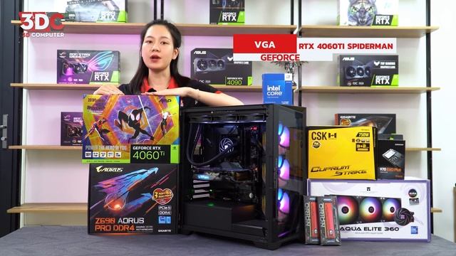 PC Đồ Hoạ 34 Triệu | i7 14700KF / RTX 4060 Ti 16GB Làm Đồ Họa 3D Kiến Trúc, Edit Video 4K Cực Ngon смотреть онлайн