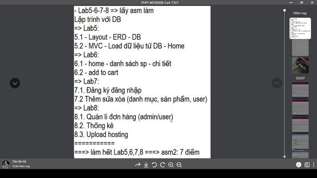 Hướng Dẫn Thực Hiện Assignment Giai đoạn 2 - WEB2014 Lập Trình Php 1